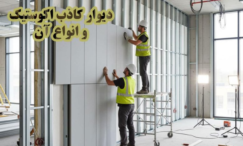 دیوار کاذب آکوستیک