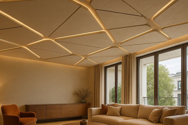 124 سقف کاذب با پنل سیمانی