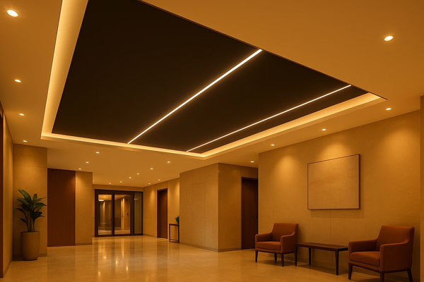 سقف PVC با لاین ضد رطوبت