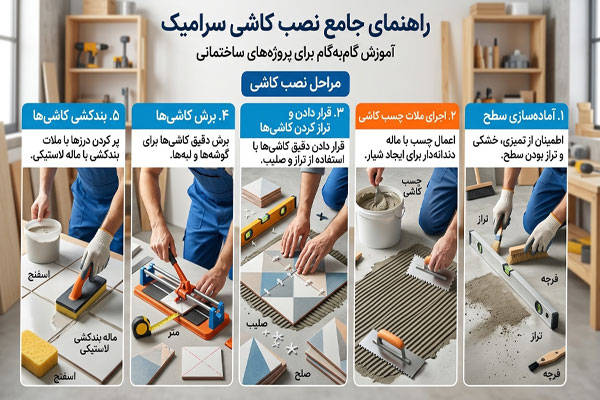 964 آموزش کاشی کاری